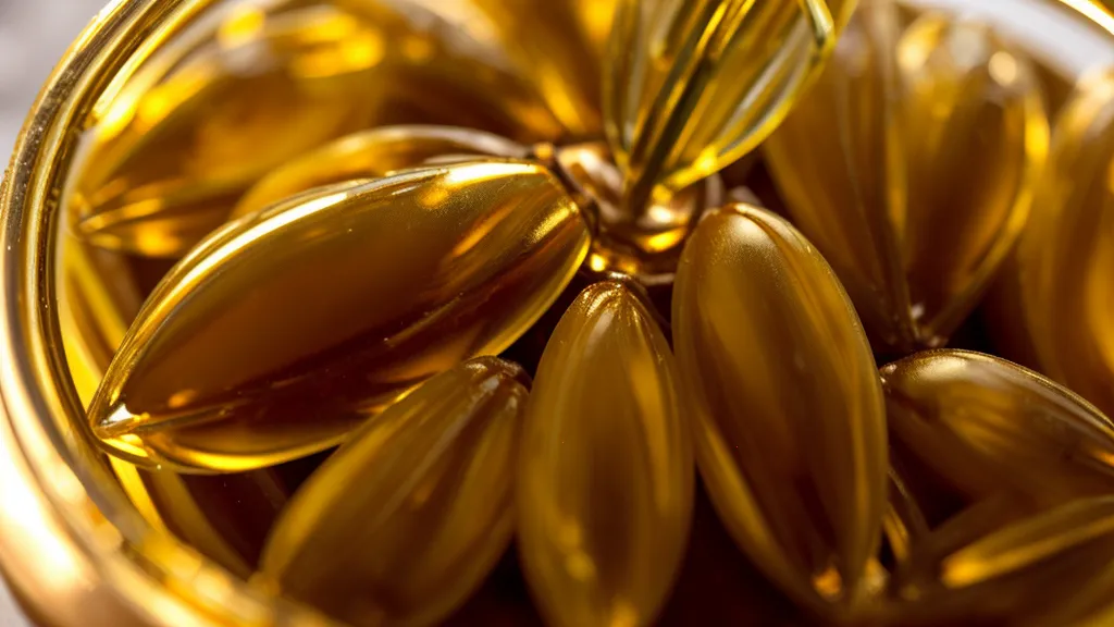 Vertido de aceite de jojoba puro en un frasco pequeño de cristal