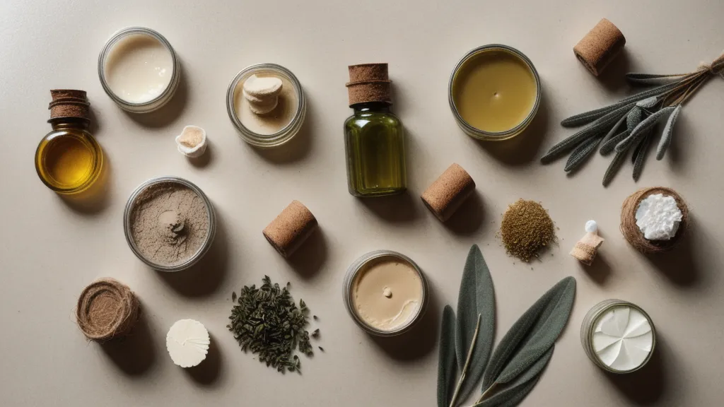 Manos vertiendo aceite natural en un vaso de precipitados para una fórmula cosmética