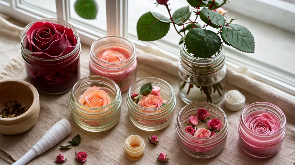 Olla en la cocina con tapa invertida e hielos para destilar agua de rosas.