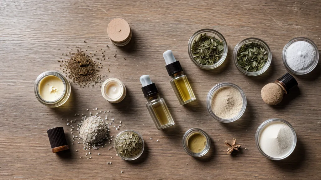 frasco de vidrio ámbar con aceite anticelulítico casero terminado